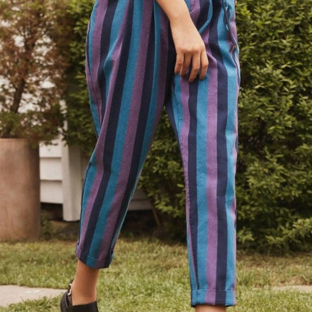 Fun urban outfitters high wasted striped pants